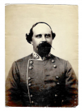 UNMOUNTED ALBUMEN PHOTOGRAPH OF CONFEDERATE GENERAL BEVERLY HOLCOMBE ROBERTSON BY RICHMOND PHOTOGRAPHER, GEORGE COOK & SONS