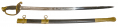 RARE 1861 DATED AND ANDREW D. KING U.S. INSPECTED AMES “DOUBLE ADDRESS” 1850 FOOT OFFICER’S SWORD