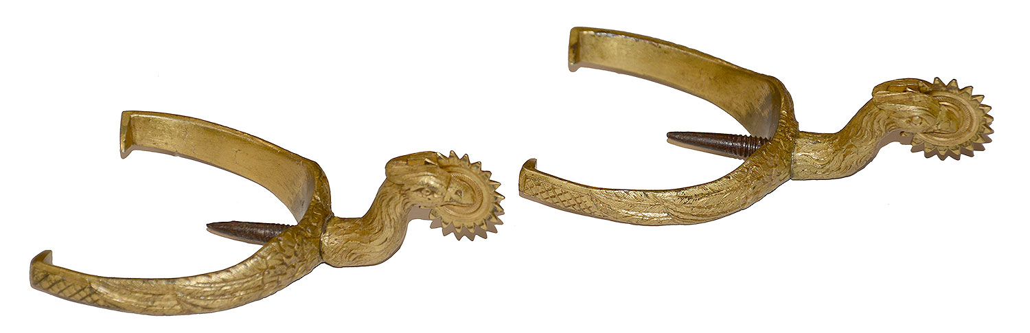 RARE SCREW-OUT NECK EAGLEHEAD SPURS 