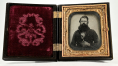 1/6 PLATE AMBROTYPE KENTUCKY CAVALRYMAN WITH GREAT CHARACTER