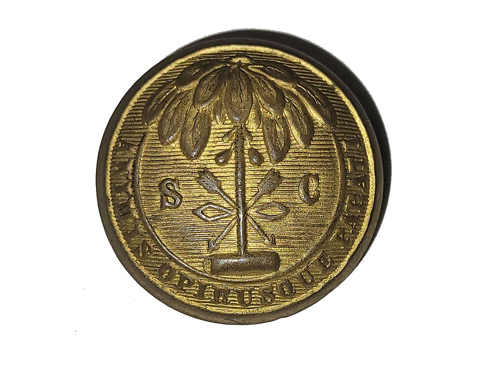 SOUTH CAROLINA VEST SIZE BUTTON