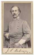 SIGNED CDV OF C.S. GENERAL JOSEPH R. ANDERSON, OWNER OF TREDEGAR IRON WORKS