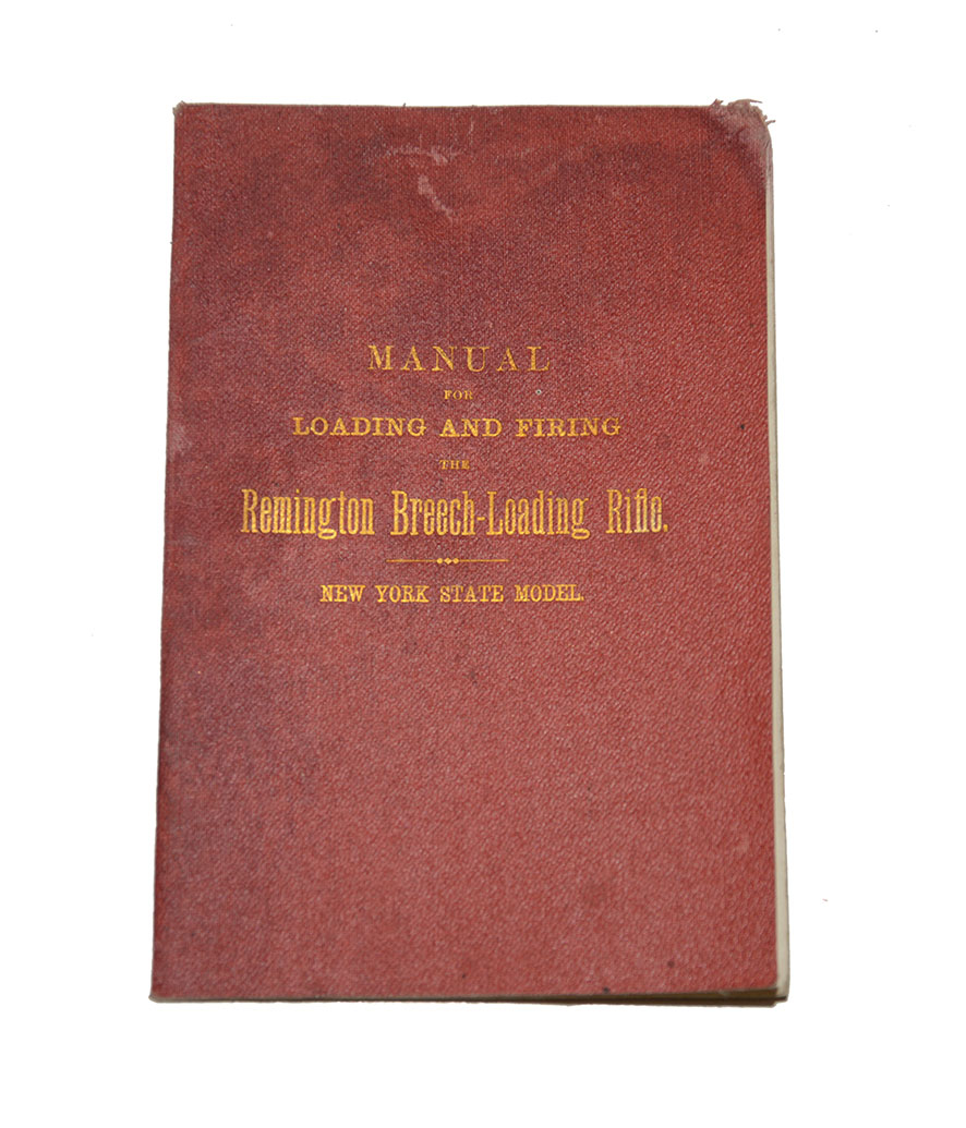 1872 BOOKLET “MANUAL FOR LOADING AND FIRING THE REMINGTON BREECH-LOADING RIFLE”