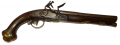 ENGLISH FLINT LOCK PISTOL BY JOHN PARKER OF BIRMINGHAM