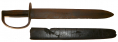 IDENTIFIED BURGER & BOYLE "D GUARD" CONFEDERATE SHORT SWORD OR LARGE ARTILLERY KNIFE