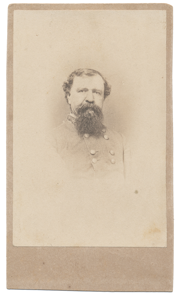 BUST VIEW CDV OF CONFEDERATE GENERAL THOMAS TAYLOR