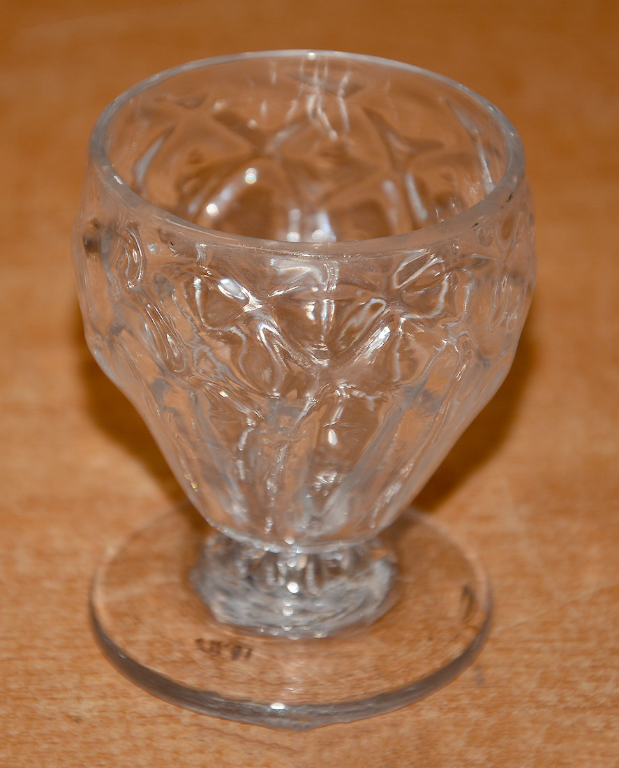 HEAVY LEAD GLASS SALT CELLAR