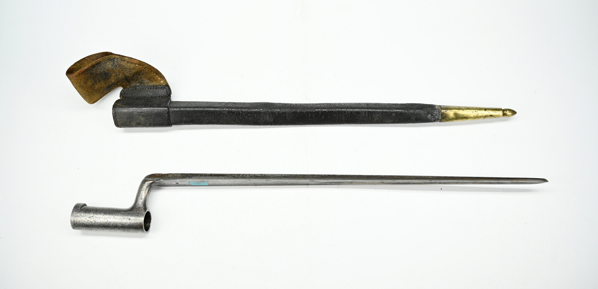 US M1816 BAYONET AND REILLY TYPE-I SCABBARD FOR WAIST BELT CA.1841-58