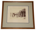 GARDNER'S PHOTOGRAPHIC SKETCH BOOK OF THE WAR, VOLUME II — ORIGINAL ALBUMEN PRINT: “Army Forge Scene, in Front of Petersburg" — Plate No. 77