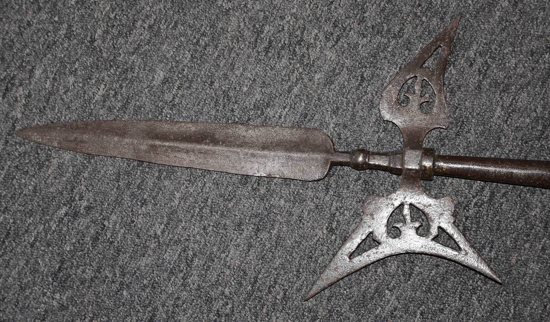 A COLONIAL MADE HALBERD DATING TO THE FRENCH AND INDIAN WAR
