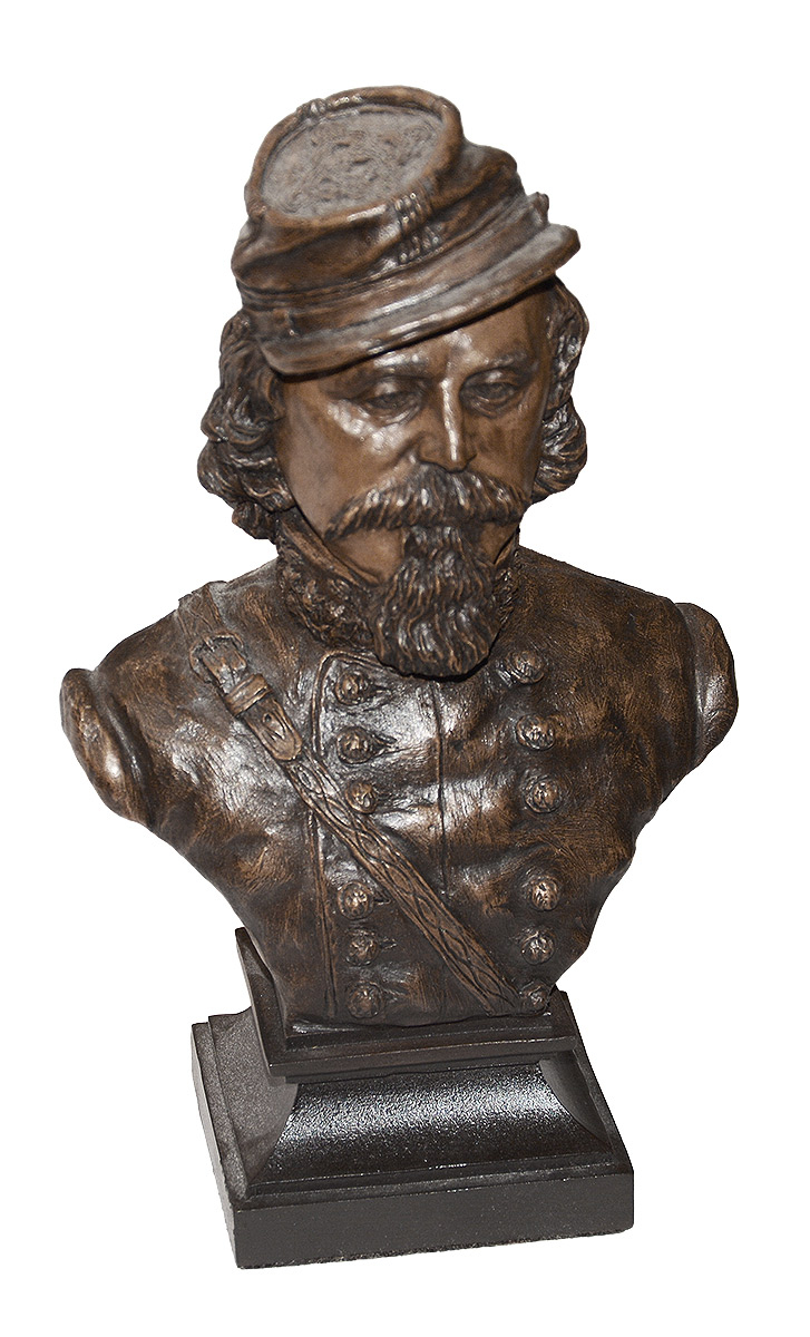 GENERAL GEORGE PICKETT BUST BY RON TUNISON