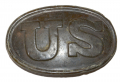 RELIC, US PATTERN 1839 BELT PLATE, W.H. SMITH BROOKLYN, FROM FREDERICKSBURG