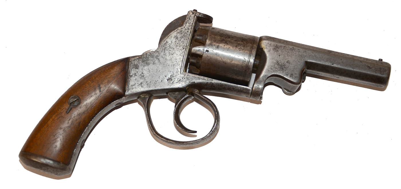 ENGLISH ADAMS PATENT SELF-COCKING .36 CALIBER NAVY REVOLVER
