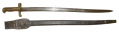 SWORD BAYONET FOR THE COLT ALTERATION OF THE M1841 MISSISSIPPI RIFLE WITH SCABBARD AND FROG