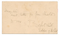 JOHN BOYLE O'REILLY — AUTOGRAPH NOTE SIGNED