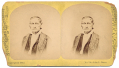 W.H. TIPTON BUST STEREOVIEW OF “GETTYSBURG HERO” CIVILIAN JOHN BURNS
